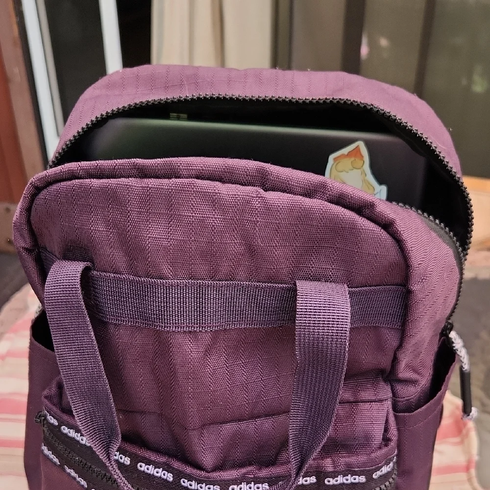 Adidas Men's/Women's Deep Purple Backpack
